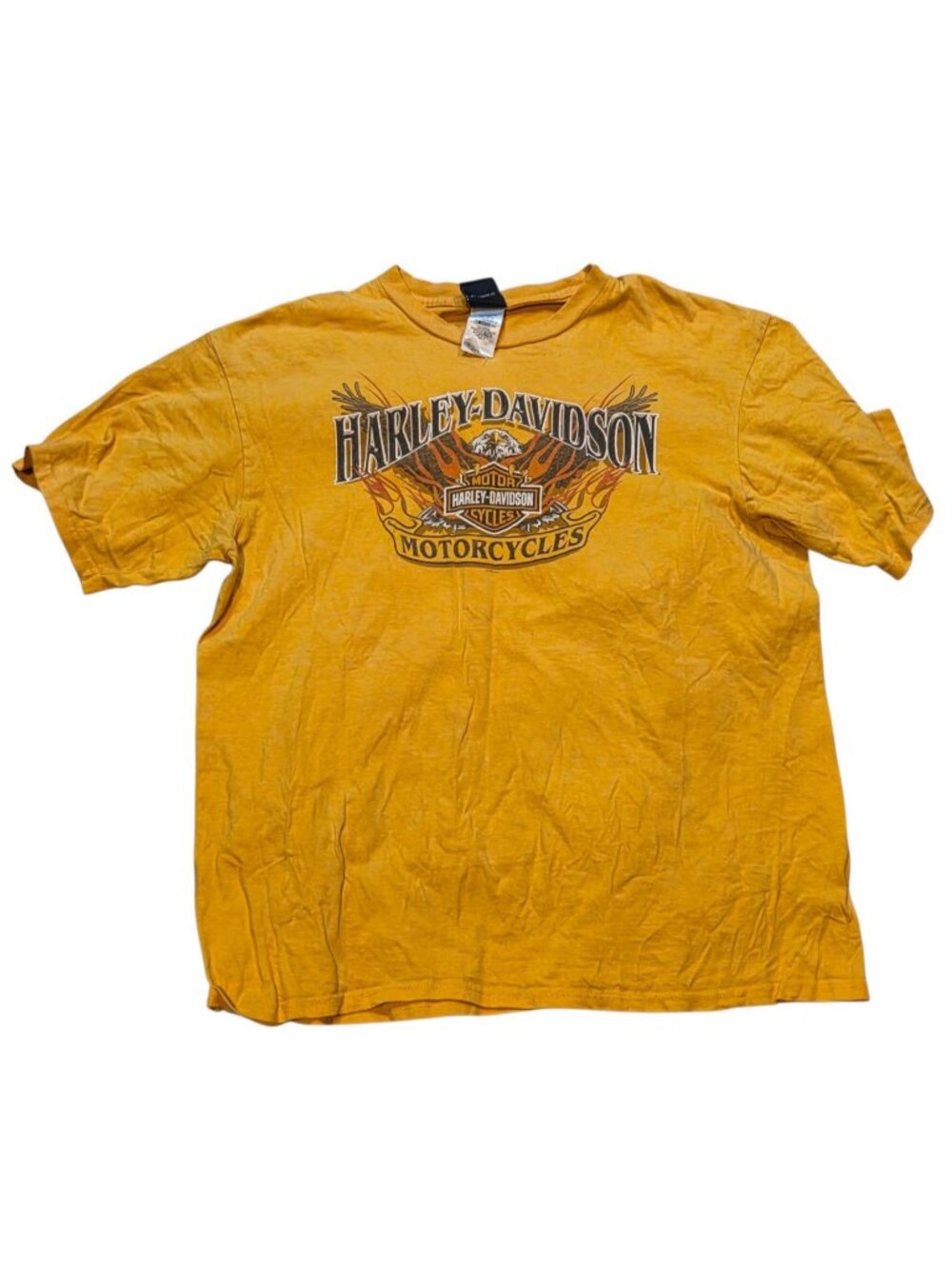 Harley Davidson San Juan Puerto Rico motorcycles Size XL Yellow